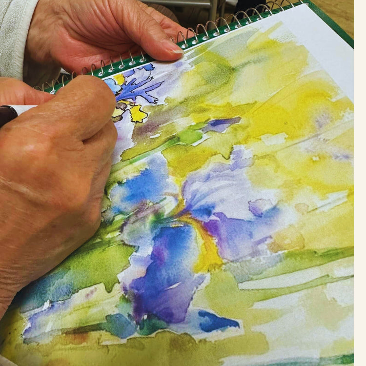 Spring Flowers Reverse Coloring Pages – 25 Printable PDF Designs for Relaxation & Mindfulness