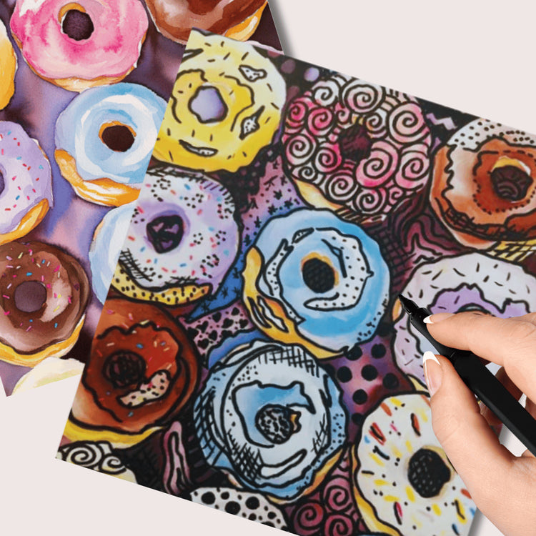 Dessert Reverse Coloring Pages – Printable Art for Sweet, Creative Breaks (40 Pages!)