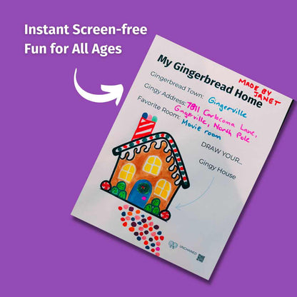 Printable Holiday Doodle Pages – 10 Fun + Festive Coloring Worksheets