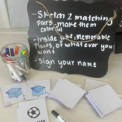 Add-On Blank Card Pack – 32 Extra Memory Mix Cards for Creative Drawing, Doodling & Game Night Fun