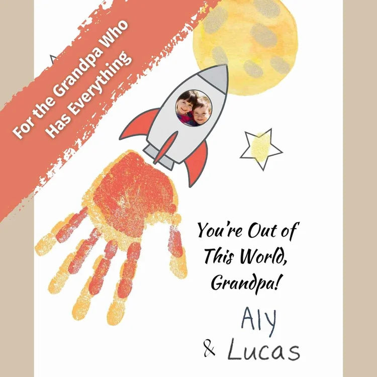 Easy Gift for the Grandpa Who Has Everything: DIY Handprint Art, 5 Unique Designs