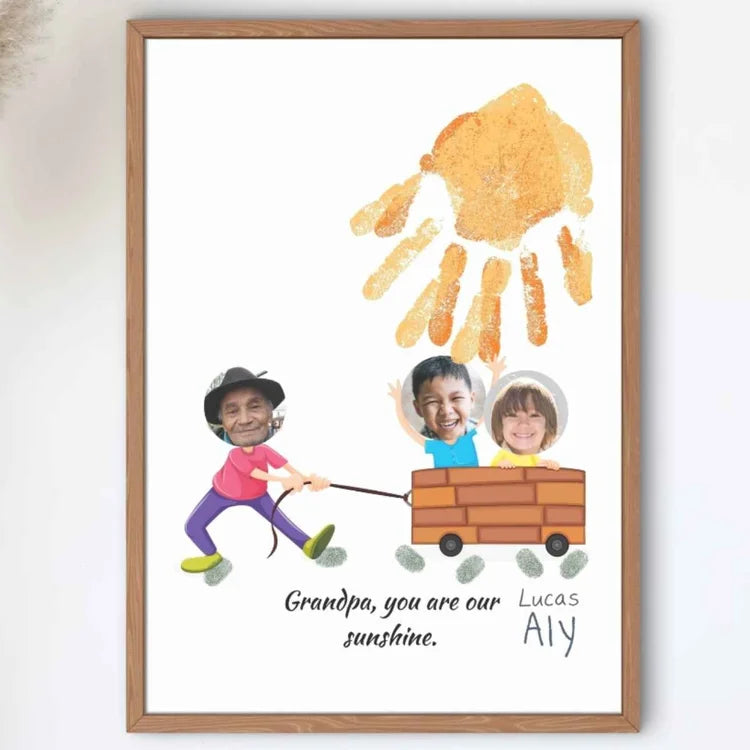 Easy Gift for the Grandpa Who Has Everything: DIY Handprint Art, 5 Unique Designs